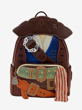 Loungefly Disney The Pirates of the Caribbean Jack Sparrow Mini Backpack